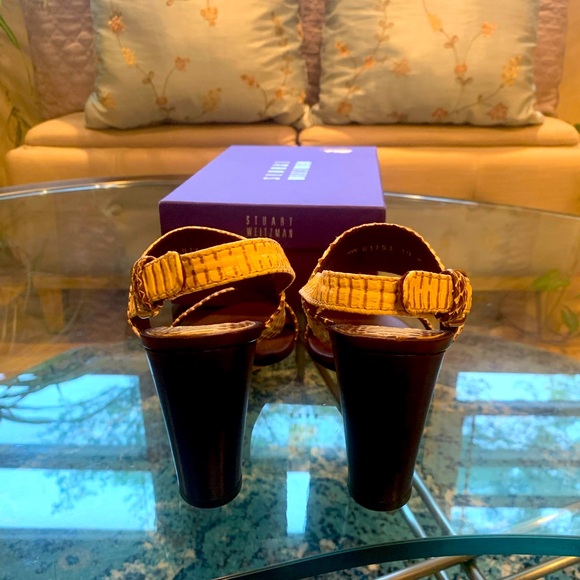 ✨Stuart Weitzman✨Bander Rocco’s Mali Snake & Leather Sandal - Picture 6 of 11